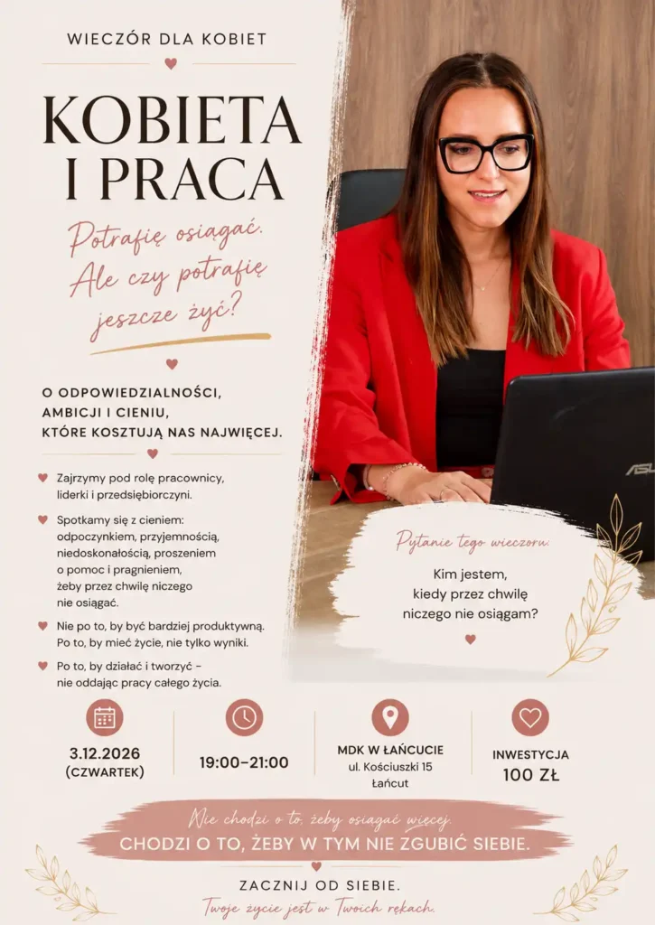 Potrafię osiągać. Ale czy potrafię jeszcze żyć?
